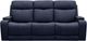 iPowr Summit Navarro Midnight Triple Power Zero Gravity Reclining Sofa with Heat and Massage-1