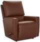 La-Z-Boy® Kells Chestnut Leather Manual Rocking Recliner-0