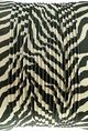 StyleCraft Dann Foley Zebra Taupe Velvet Tux Pleat Pillow-1