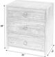 Butler Specialty Company Lark Walnut 3-Drawer Nightstand-2