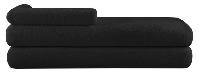 Meridian Furniture Kennedy Black Teddy Fabric Bench-1