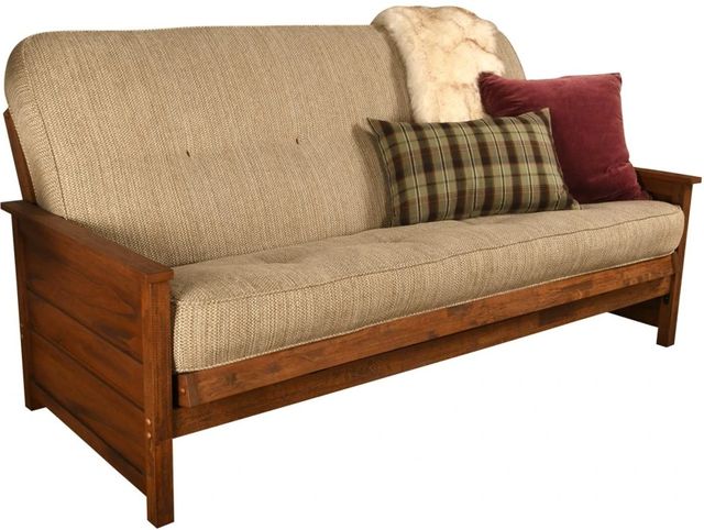 Kodiak Furniture Lexington Taxi Woodsmoke/Weathered Brown Full Futon with Mattress-0