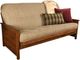 Kodiak Furniture Lexington Taxi Woodsmoke/Weathered Brown Full Futon with Mattress-0