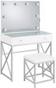 Coaster® Eliza 3-Piece Chrome/White Vanity Set-0
