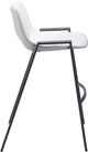 Zuo Modern Desi White Barstool Chair-1