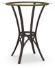 Amisco Customizable Kai 36" Clear Glass Bar Table-0