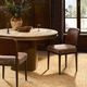 Four Hands Ryver Dulane Mahogany/Monte Mushroom Dining Chair-1