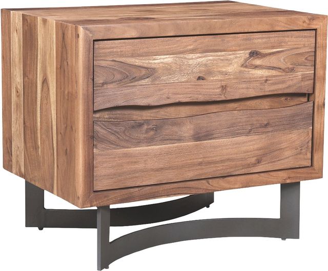 Moe's Home Collection Bent Brown Nightstand-0