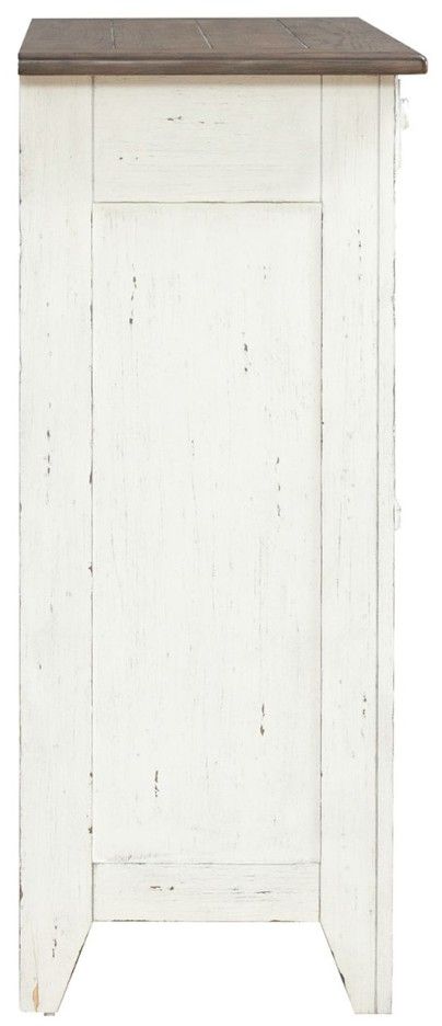 Liberty Furniture Al Fresco Graphite/Whitestone Server-4
