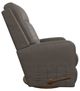 La-Z-Boy® Finley Otter Leather Manual Swivel Gliding Recliner-3