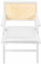 Meridian Furniture Abby White Arm Chair-2