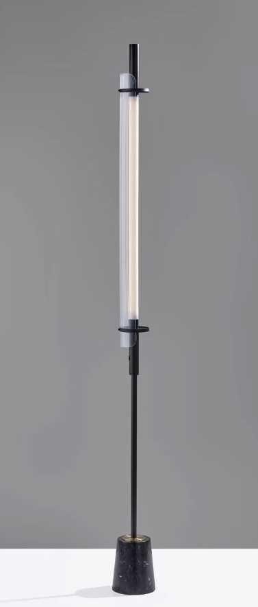 Adesso® Flair Black LED Floor Lamp-2