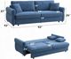 ACME Furniture Haran Blue Sleeper Sofa-2