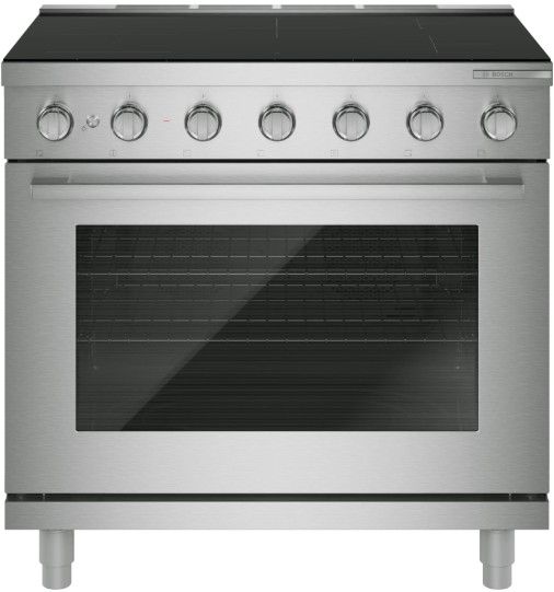 Bosch® 500 Series 36” Stainless Steel Freestanding Induction Range-0
