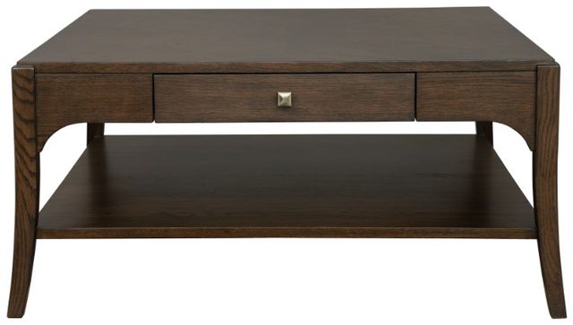 Flexsteel® Sylvie Chestnut Square Coffee Table-2
