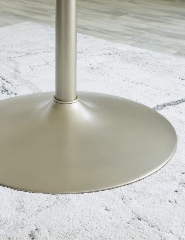 Signature Design by Ashley® Barchoni White Dining Table with Silver Base-3