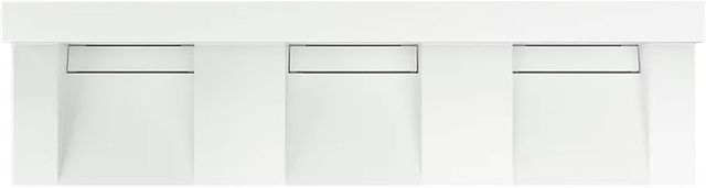 KOHLER® Constellation™ Miami White 90" Wall-Mount Basin Lavatory System with Backsplash and Stainless Steel Shroud-0