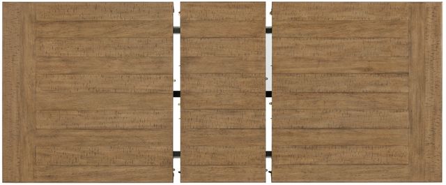 Elements International Montrose 7-Piece Brown Rectangular Dining Set with Espresso Base-2