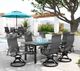 Homecrest™ Outdoor Living Customizable Latitude Aluminum Rectangular Outdoor Coffee Table-1