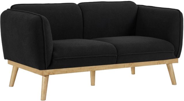 Meridian Furniture Nolita Black Loveseat-0