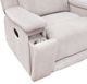 American Wholesale Furniture Valeria Dove Manual Glider Recliner-1