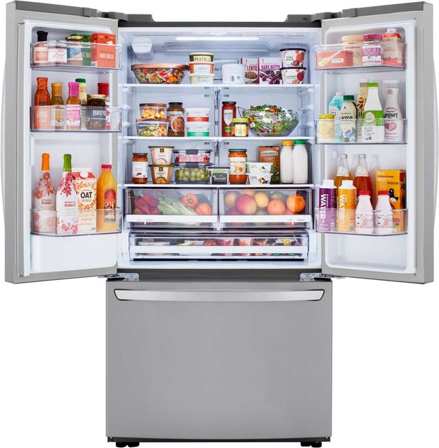 LG 36" 29 Cu. Ft. PrintProof™ Stainless Steel Smart Inverter French Door Refrigerator-2