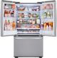 LG 36" 29 Cu. Ft. PrintProof™ Stainless Steel Smart Inverter French Door Refrigerator-2