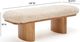 TOV Furniture Ollie Natural Upholstered Bench-2