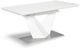 Mazin Furniture Manhattan White Lacquer Dining Table-0