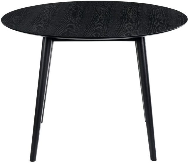 Armen Living Arcadia Black 48" Round Dining Table-0