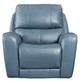 Leather Italia™ Cambria Bel Air Blue Power Glider Recliner-1