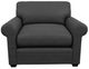 La-Z-Boy® Olson Navy Leather Chair and a Half-1