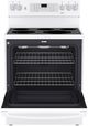 GE® 30" White Freestanding Electric Range-1