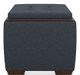 La-Z-Boy® Leo Navy Ottoman-0