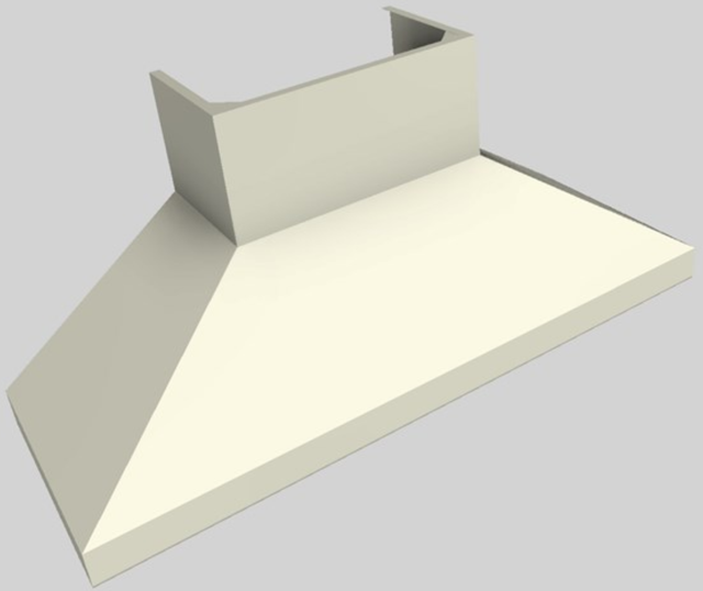 Vent-A-Hood® 66" Biscuit Wall Mounted Range Hood-1