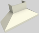Vent-A-Hood® 66" Biscuit Wall Mounted Range Hood-1