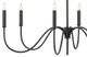 Currey & Company Tirrell Antique Black Small Chandelier-1