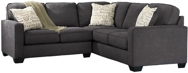 Signature Design by Ashley® Alenya 2-Piece Charcoal Sectional-0