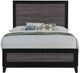 Global Furniture USA Lisbon Black/Dark Gray Full Panel Bed -0