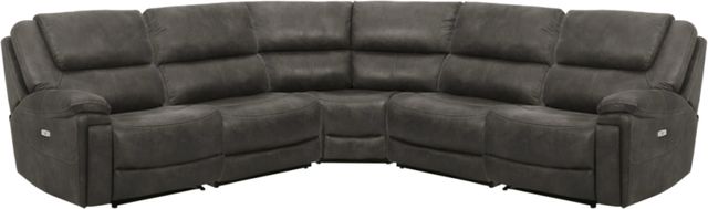 Signature Design by Ashley® Wyerville 5-Piece Gray Power Reclining Sectional-0
