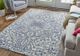 Feizy Belfort Ivory/Navy 5' x 8' Rug-5