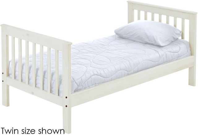 Crate Designs™ Furniture Cloud Twin XL Tall Mission Lower Youth Bunk Bed-0