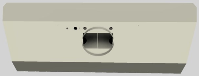 Vent-A-Hood® 54" Biscuit Wall Mounted Liner Insert-1