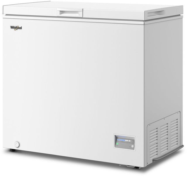 Whirlpool® 7 Cu. Ft. White Chest Freezer with 1 Storage Basket-2