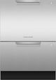 Fisher & Paykel Series 7 24” Stainless Steel Contemporary Tall Double DishDrawer™ Built-In Top Control Drawer Dishwasher-0