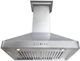 ZLINE 36" Satin Stainless Steel Outdoor Wall Mounted Range Hood-3
