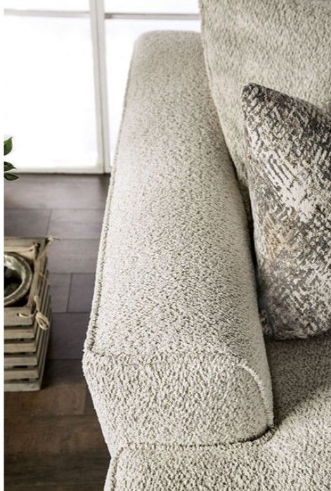 Furniture of America® Moorpark Off White Sofa-3