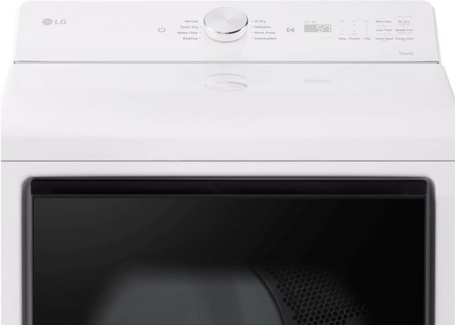 LG 7.3 Cu. Ft. Alpine White Front Load Gas Dryer -10