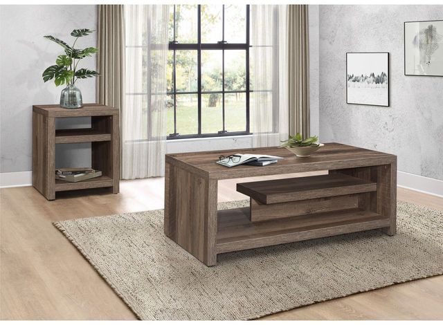 Mazin Furniture Danio Natural Wood End Table-2