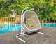 VIG Furniture Renava San Juan Beige/White Outdoor Hanging Chair-1